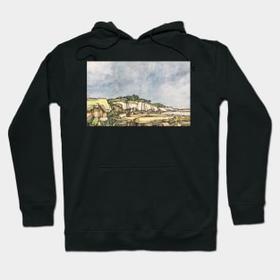 Cornish Beach Cornwall England Landscape Hoodie